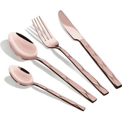 Pro-Tech shop Sada príborov s PVD povrchom Metallic Line Rose Gold 24 ks