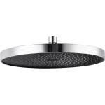 WENKO 24910100 - Душова глава SOFTWATER 26x26 cm, лъскав хром/черен (WE0389)