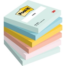 POST-IT Bločky Post-it BEACHSIDE, veľkosť 76x76 mm, 6 bločkov po 100 lístkov