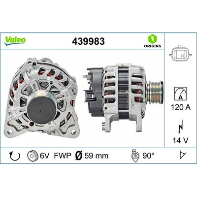 Alternátor VALEO 439983