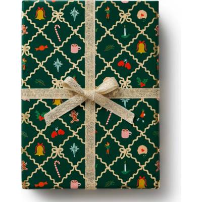 Rifle Paper Co. Baliaci papier Holiday Argyle 76 × 240 cm