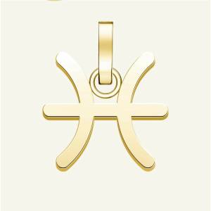 Rosefield висулка в златист цвят Zodiac Symbol Риби Rosefield | Lilav | ЖЕНИ | ЕДИН РАЗМЕР