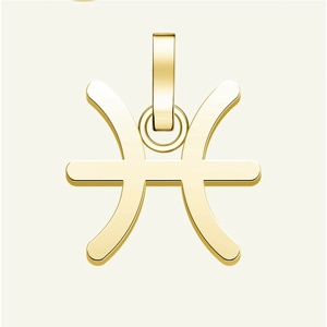 Rosefield висулка в златист цвят Zodiac Symbol Риби Rosefield | Lilav | ЖЕНИ | ЕДИН РАЗМЕР