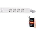 GREENLUX 4 Plug + 4 USB 1,8 m (GXSH023)