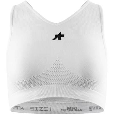 ASSOS Дамски спортен сутиен Assos Women's Tank Skin Layer P1 Sports bra - White Series - размер XL/XXL (114-3861-0113)