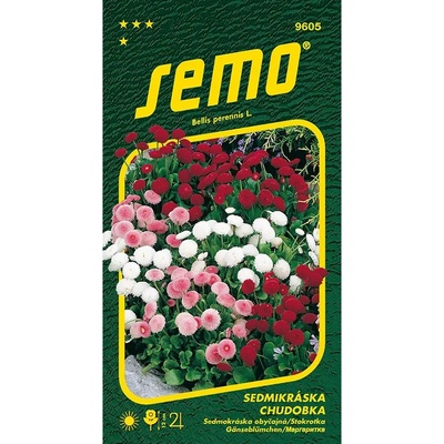 Sedmikráska chudobka směs plnokvětá Semo