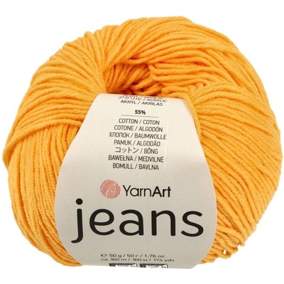 YarnArt Jeans 35 pomarančová