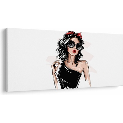 Obraz - Fashion woman, jednodielne 250x125 cm