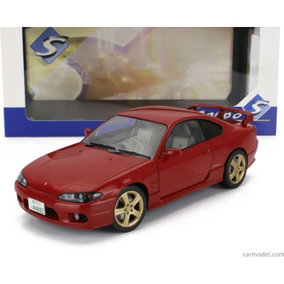 Solido Nissan Silvia s15 Coupe Spec-r Aero 1999 Red 1:18