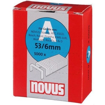 Novus Скоби за такери Type A53, 11.3х6х0.75 мм, 5000 бр. Novus (042-0516)