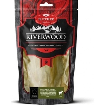 Riverwood - Сушени лакомства за кучета, уши от коза, 100 гр