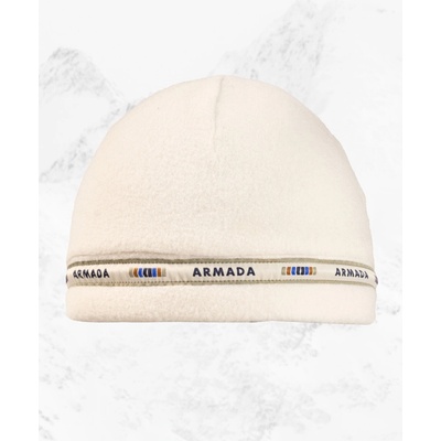 Armada Cord Lock fleece beanie cream