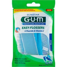 G.U.M Easy Flosser nosic s mentolovou nití 30 ks