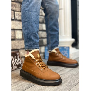 BOA Shoes Мъжки спортни боти с топла подплата ba0151 - Таба #407101 (407101_Кафяво)
