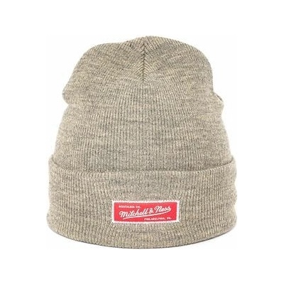 Mitchell & Ness Branded Roll Up Beanie Sand