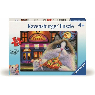 RAVENSBURGER Pizza pro kočku rozmanitost chutí 35 dílků