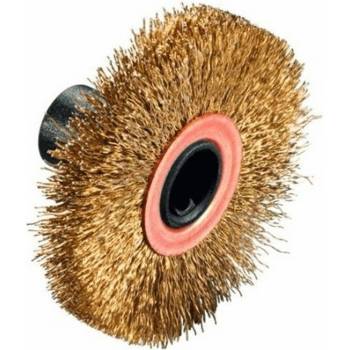 Image 1 of Bosch Дискова четка за бормашина от стоманена тел с месинг Bosch - ф 10 mm (1600A00159)