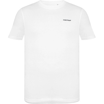 Image 1 of Firetrap Мъжка тениска Firetrap Trek T Shirt Mens - White