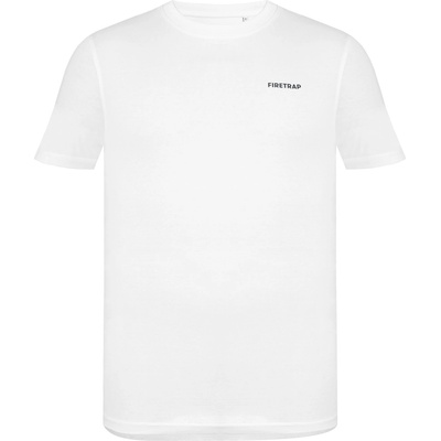 Firetrap Мъжка тениска Firetrap Trek T Shirt Mens - White