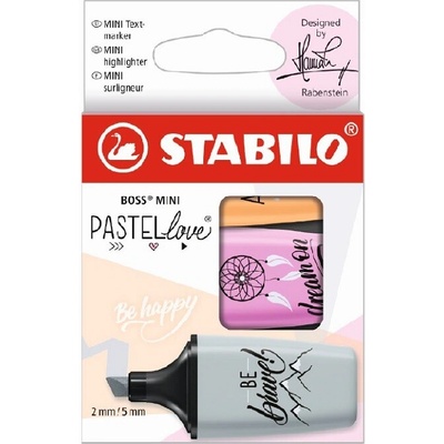 Stabilo Boss Mini pastel 3 ks II