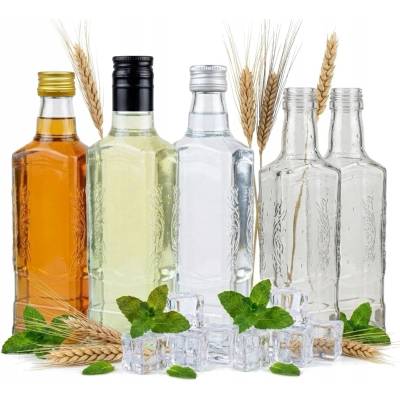 Sklenená fľaša Bimberek 250 ml bezfarebná