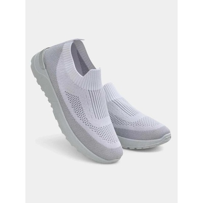 Resti Women's slip-on fabric sports shoes Terrifa bílá šedá