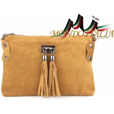 Made In Italy kožená kabelka 812 koňak