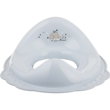 Maltex Redukcia na WC s úchytmi Veľrybka Minimal satin blue