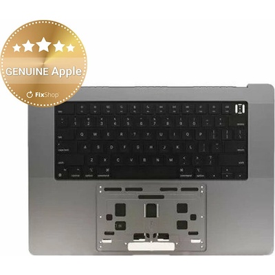 Horný rám klávesnice pre MacBook Pro 16" A2780 (Early 2023), s klávesnicou US a batériou, Space Gray, 661-32189, Genuine Apple, Space Gray