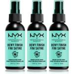 NYX Professional Makeup Makeup Setting Spray Dewy спрей за фиксация 3x60ml