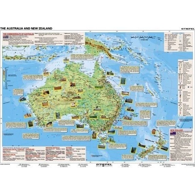 Basic Facts about Australia and New Zealand 2v1 - 120 x 160 cm