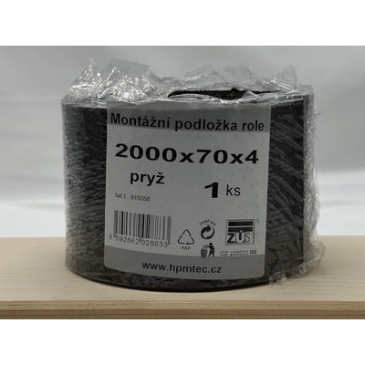 RAPI-TEC Montážní podl. role 2000mm pryž Varianta: Montážní podl. role 2000x70x4mm, pryž