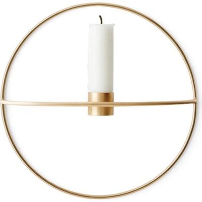 Nástěnný svícen POV Circle S Brass Audo Copenhagen