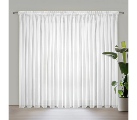 Záclona LUCY, biely