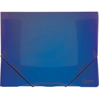 Karton P+P Opaline A4 dosky s chlopňami a gumičkou modré