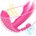 Paloqueth Wearable Panty 3-in-1 G-Spot & Suction Vibrator with Remote Control Pink