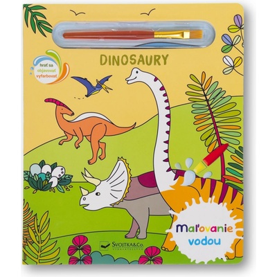 Maľovanie vodou Dinosaury