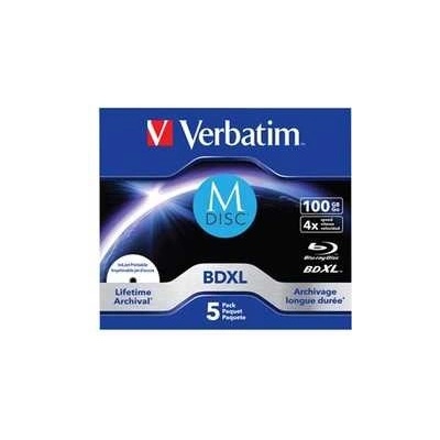 Verbatim MDISC 100GB 4x, jewel, 5ks (43834) – Zbozi.Blesk.cz