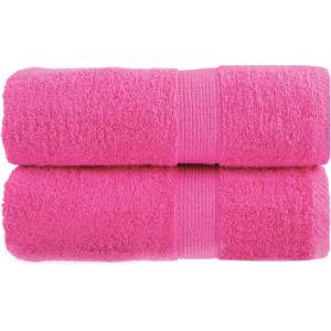 vidaXL Премиум кърпи за пране SOLUND 2 бр. Розови 30x30 см 600 г/м2 (137515)