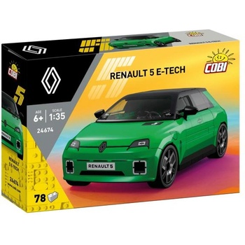 COBI Renault 5 e-tech 1: 35 Зелена