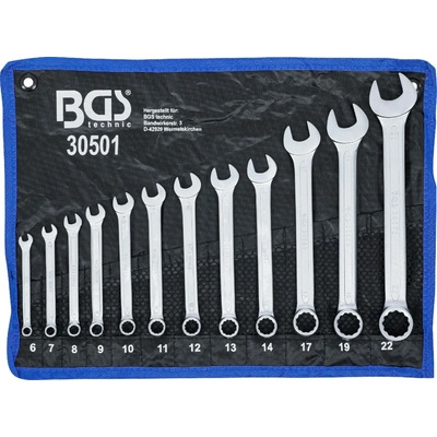 BGS technic Sada očkoplochých klíčů 6 - 22 mm 12dílná BGS 30501