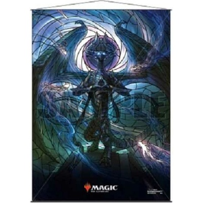 Magic: The Gathering Stained Glass Wall Scroll - Nicol Bolas