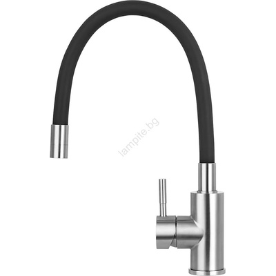 Concept BDC7138 - Смесител за мивка с гъвкав чучур, лъскав хром/черен (CO0038)