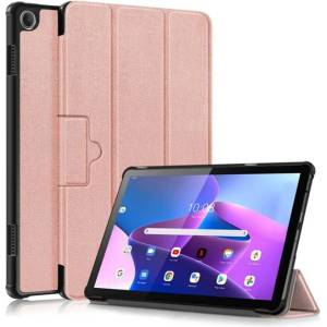 Gigapack Lenovo Tab M10 GIGAPACK калъф стоящ, кожен ефект, активен FLIP, държач за настолен компютър, GOLDEN GP-134977 (GP-134977)