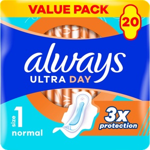 Always Превръзки Ultra Day с крилца, размер 1, 10 бр (3078467)