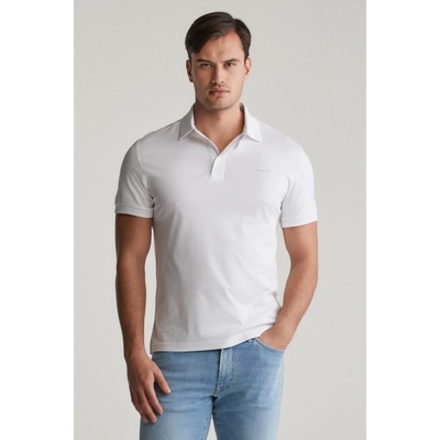 Gant Mercerized SS Polo white