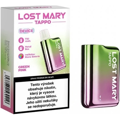 Lost Mary TAPPO baterie 750 mAh Green Pink