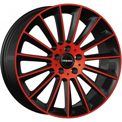 CARMANI 17 9x19 5x112 ET49 red polished