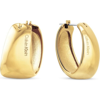 Calvin Klein Elegantní pozlacené náušnice Modern Purity 35000832