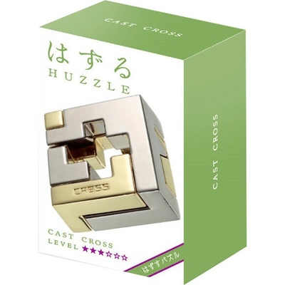 Hanayama Метален логически пъзел Hanayama - Cast Puzzle Cross Huzzle (515044)